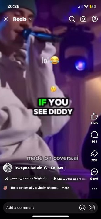 Diddy coming 😂