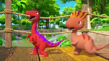 The Terrible Tarbosaurus - Super Dino (14-Minute Cartoon for Kids!)