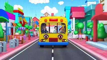 Wheels On The Bus Go Round And Round | Nursery Rhymes | music rhymes