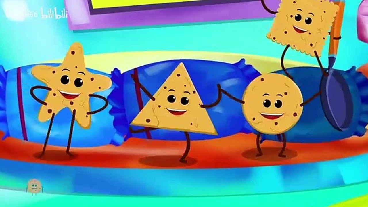 Five Little Shapes Jumping - 3D Animation English Nursery rhyme for children | kids | Song