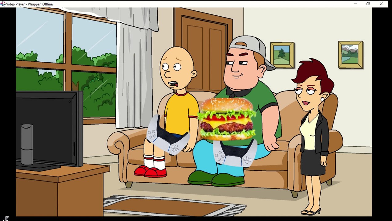 caillou goes to kada's house