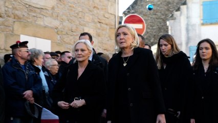 Obsèques de Jean-Marie Le Pen : sa famille est arrivée à la cérémonie
