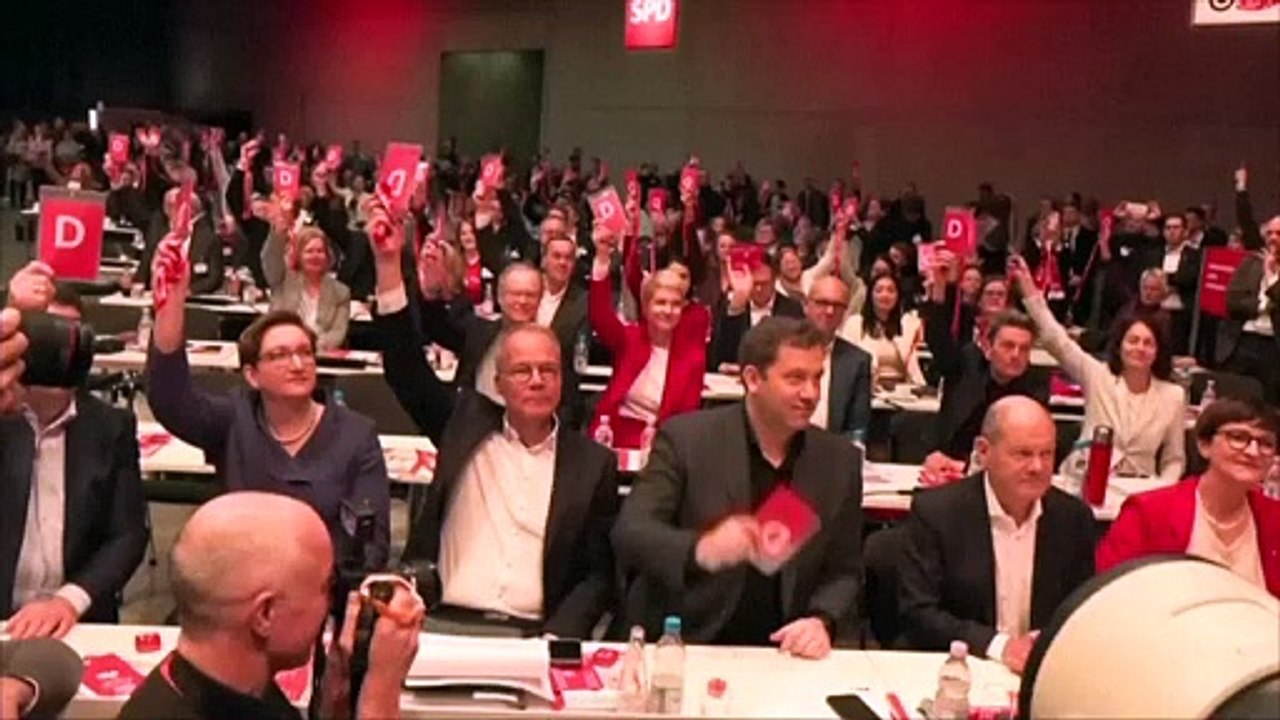 SPD bestätigt Scholz fast einmütig als Kanzlerkandidaten