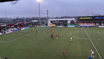 Pre-match scenes at Seaview ahead of Irish League clash between Crusaders and Dungannon Swifts