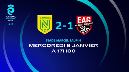 J12 I FC Nantes - En Avant Guingamp (2-1)