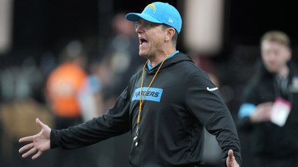 Jim Harbaugh Praises Justin Herbert's Epic NFL Play
