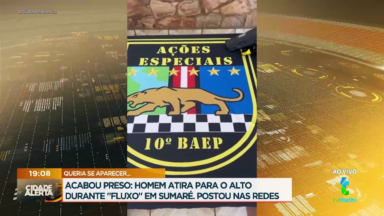 Homens armados fazem disparos para o alto durante pancadão em Sumaré
