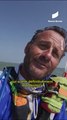 [GUYANE] Olivier Defranc bat le record de Christian Marty en reliant Dakar à Kourou en planche à voile