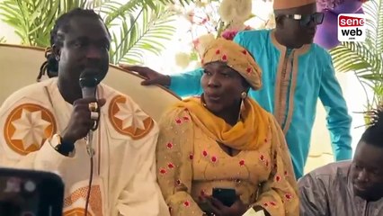 Ndiollé Tall assure l’ambiance et Réponds à ses détracteurs au Baptême de Mbaye sy Ndiaye