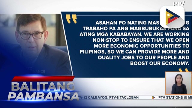 Pagbaba ng unemployment rate sa bansa, isang patunay sa pagsisikap ng pamahalaan ayon sa DFA
