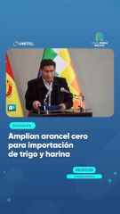 Amplían arancel cero para importación de trigo y harina