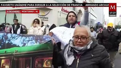 Habitantes en Monterrey protestan por el aumento a la tarifa del transporte público