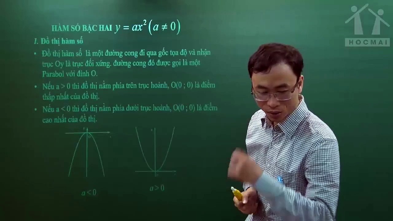 24. Bài 07. Tính chất đồ thị và vẽ đồ thị. (Luyện thi vào 10 Chuyên Toán CT1 ) - HOCMAI 2024-05-22 10_51
