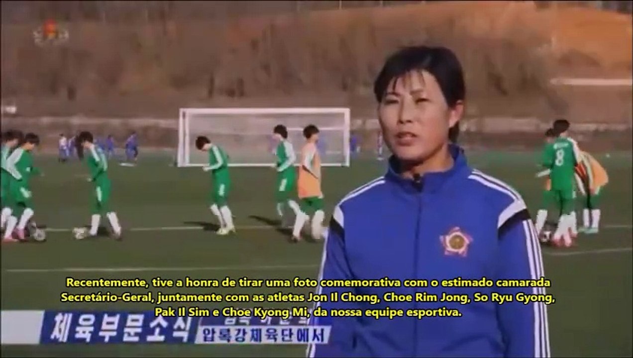 Palavras da camarada Ho Sun Hui, treinadora do Clube Esportivo Amnokgang.