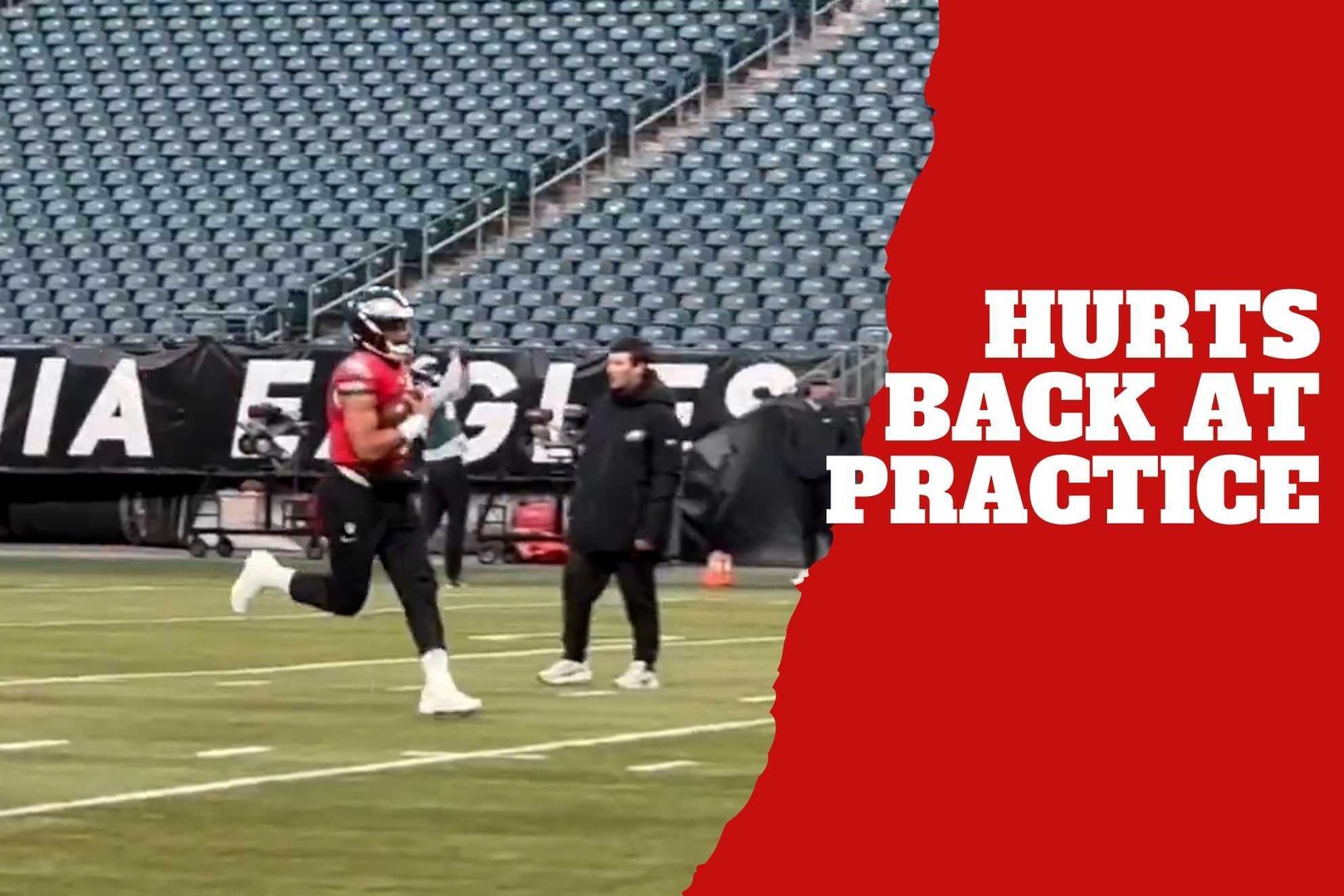 Jalen Hurts returns to practice with the Philadelphia Eagles sparking fan excitement