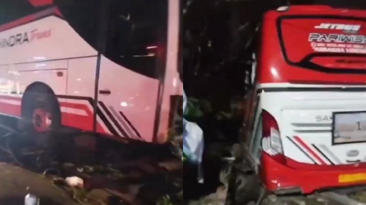 Kecelakaan Maut di Kota Batu Jatim, Bus Pariwis...