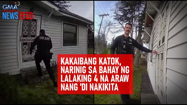 Kakaibang katok, narinig sa bahay ng lalaking 4 na araw nang 'di nakikita | GMA Integrated Newsfeed