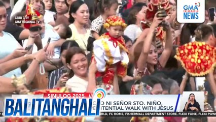 Libo-libong deboto ni Señor Sto. Niño, nakibahagi sa Penitential Walk with Jesus | Balitanghali