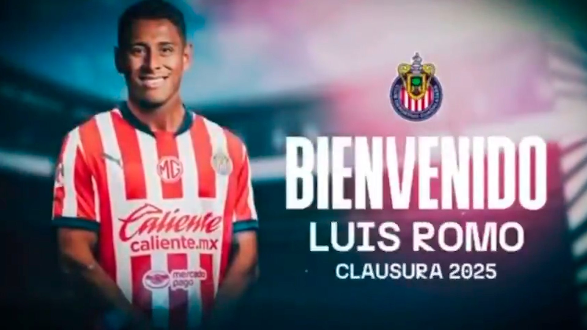 Chivas presenta oficialmente a Luis Romo como jugador para el Clausura 2025