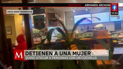 Mujer es detenida, tras amenazar a empleados y consumidores en un Starbucks de la CDMX