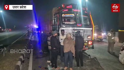 गाय को बचाने के प्रयास में ट्रक से टकराई कार, पति-पत्नी और 2 सगे भाइयों समेत 4 लोगों की मौत