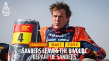 Sanders leaves the bivouac  - Stage 5 - #Dakar2025