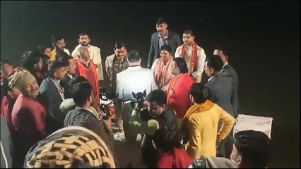 मध्य प्रदेश के मुख्यमंत्री मोहन यादव पहुंचे मथुरा