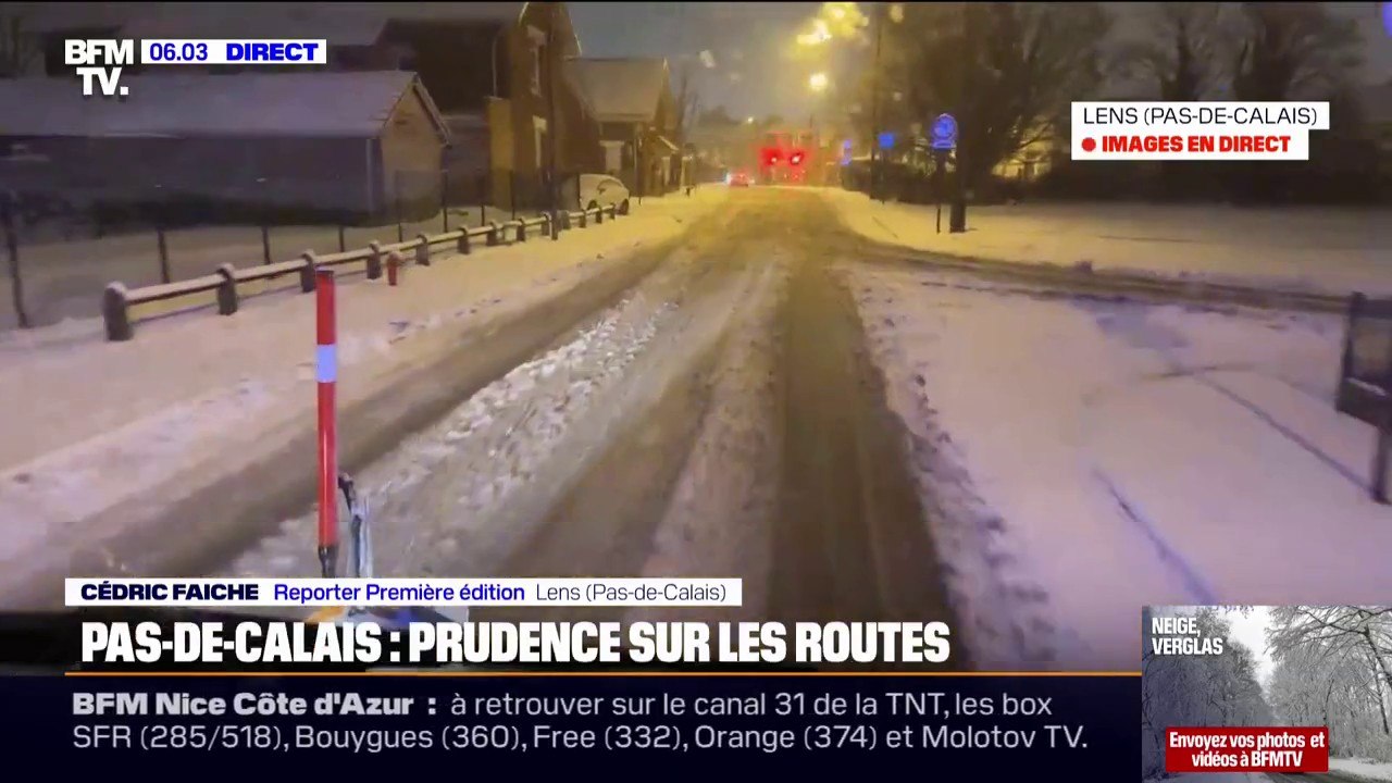 Pas-de-Calais: les déneigeuses déjà sur les routes, jusqu'à 20 cm attendus dans le département