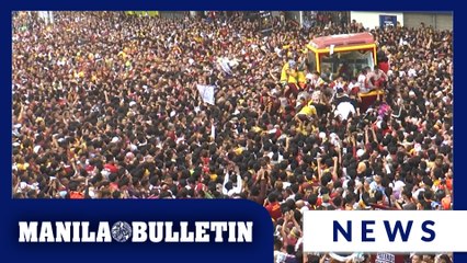 Sea of devotees flock the andas of Jesus Nazarene in Palanca street