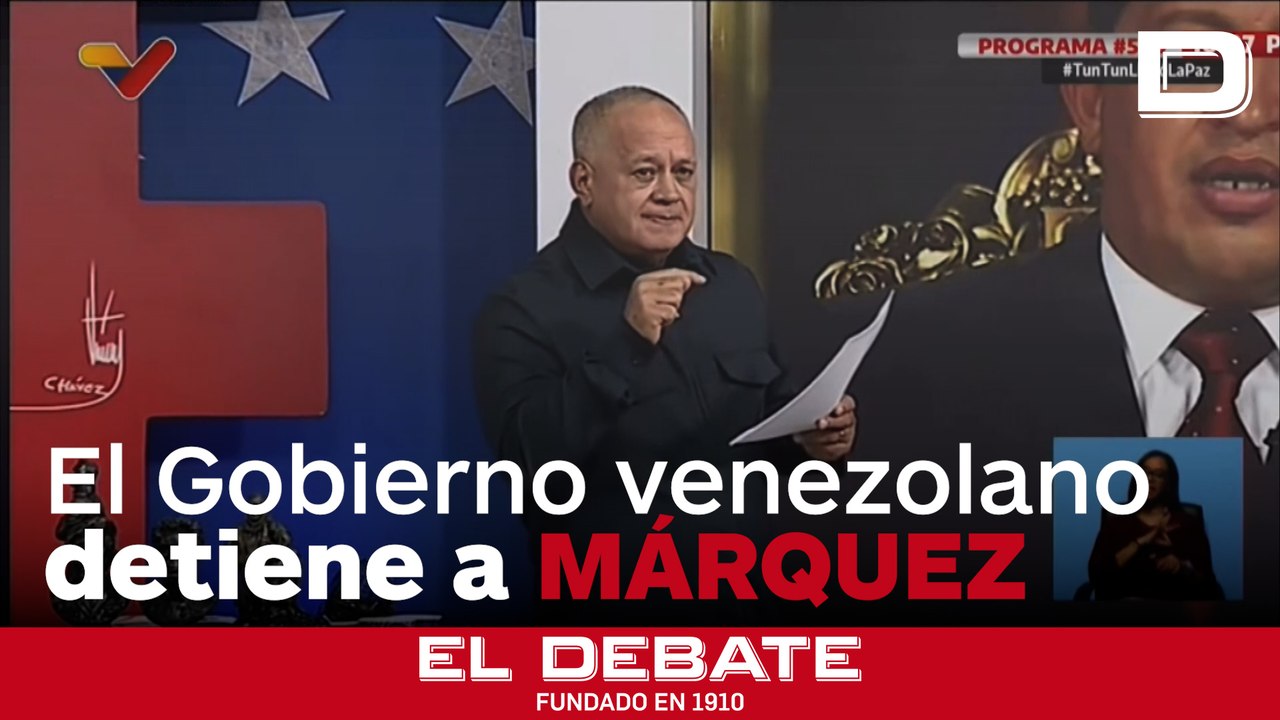 El Gobierno venezolano anuncia la detención de Márquez, acusado de conspirar para un "golpe de Estado"