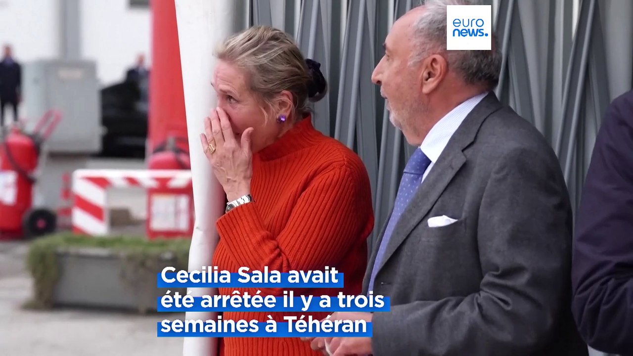 La journaliste italienne Cecilia Sala de retour chez elle après trois semaines de détention en Iran