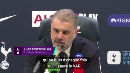 Tottenham - Postecoglou va être “le vieux monsieur dans les tribunes qui va huer à chaque fois qu’il y aura le VAR”