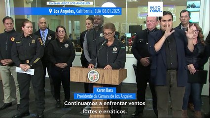 Pelo menos cinco mortos em seis incêndios distintos em Los Angeles