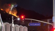 Los incendios de Los Ángeles amenazan la cara más famosa de Hollywood