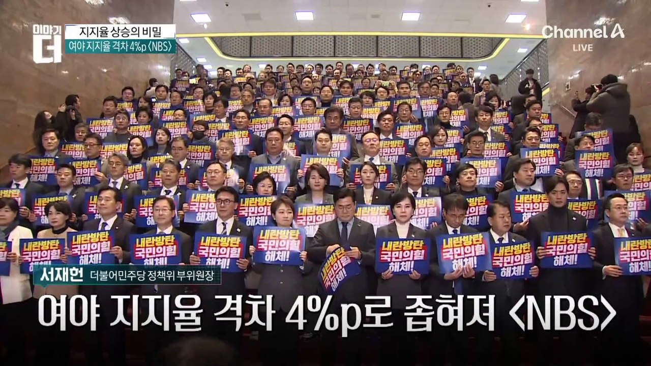 국민의힘·민주당, 오차 범위 내 접전