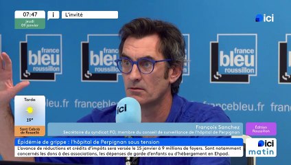 La grippe débarque aux urgences de l'hôpital de Perpignan