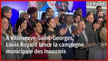 À Villeneuve-Saint-Georges, Louis Boyard lance la campagne municipale des Insoumis