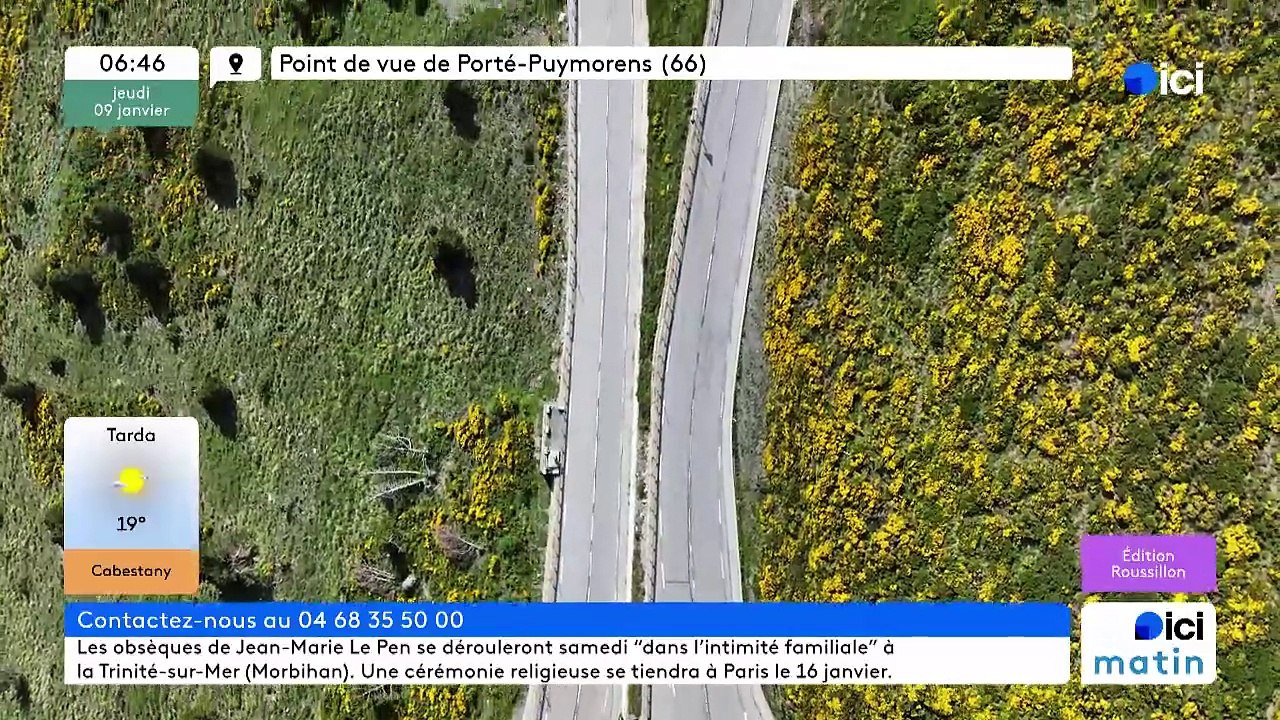 09/01/2025 - ici matin par ici Roussillon en vidéo