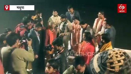 एमपी सीएम मोहन यादव ने मथुरा में की पूजा, परिवार समेत मां यमुना की आरती में भी लिया हिस्सा