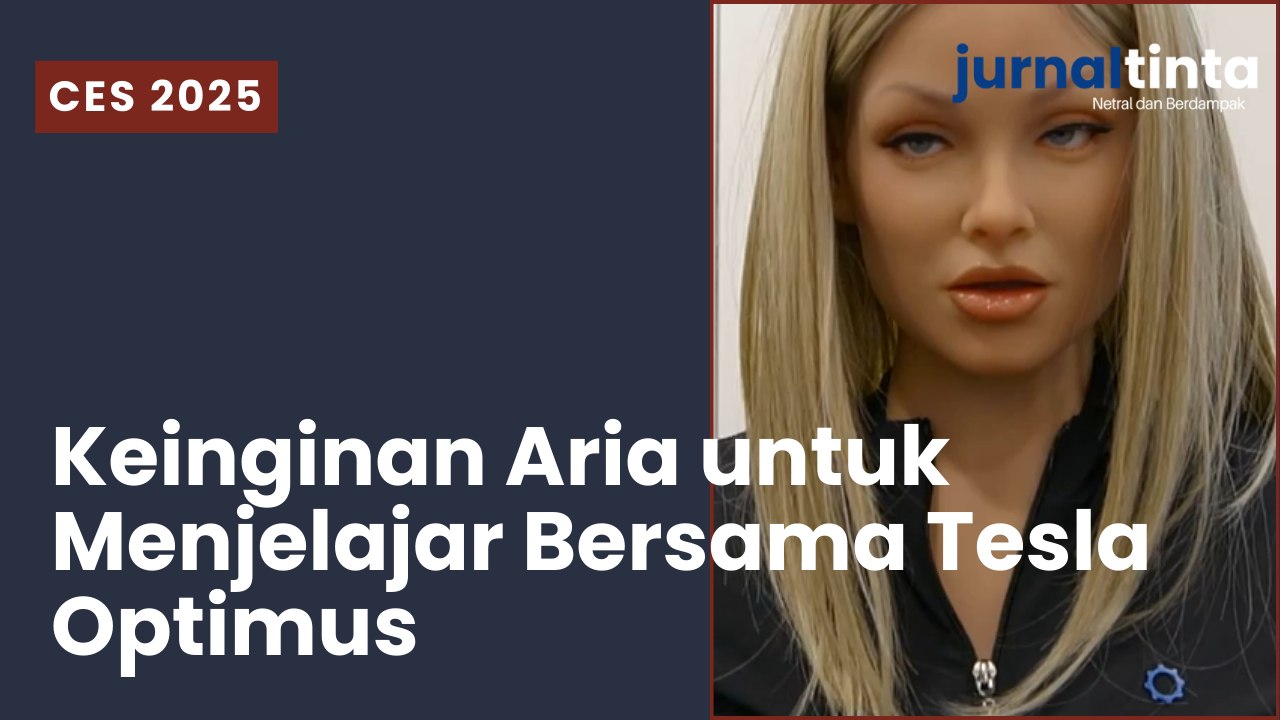 (Jurnal Tinta ft Realbotix in CES 2025) Mengenal Robot Humanoid Aria, Bisa Melakukan Pendampingan Secara Emosional