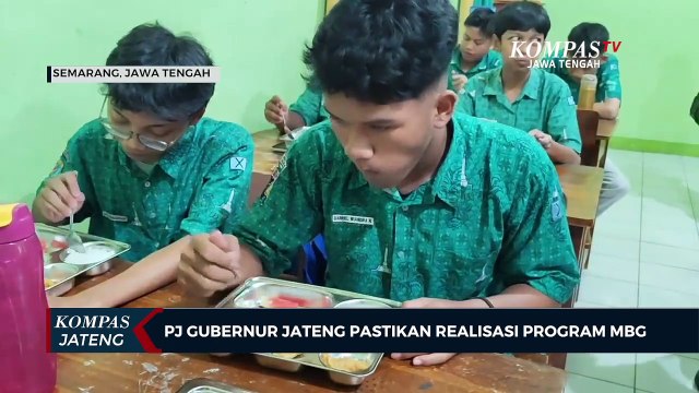 PJ Gubernur Jateng Nana Sudjana Pastikan Realisasi Program Makan Bergizi Gratis