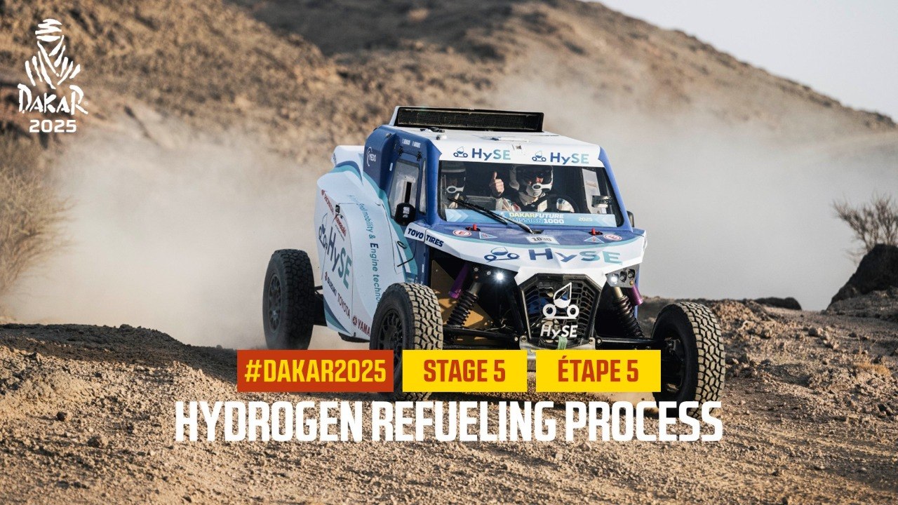 Hydrogen refueling process  - Stage 5 - #Dakar2025