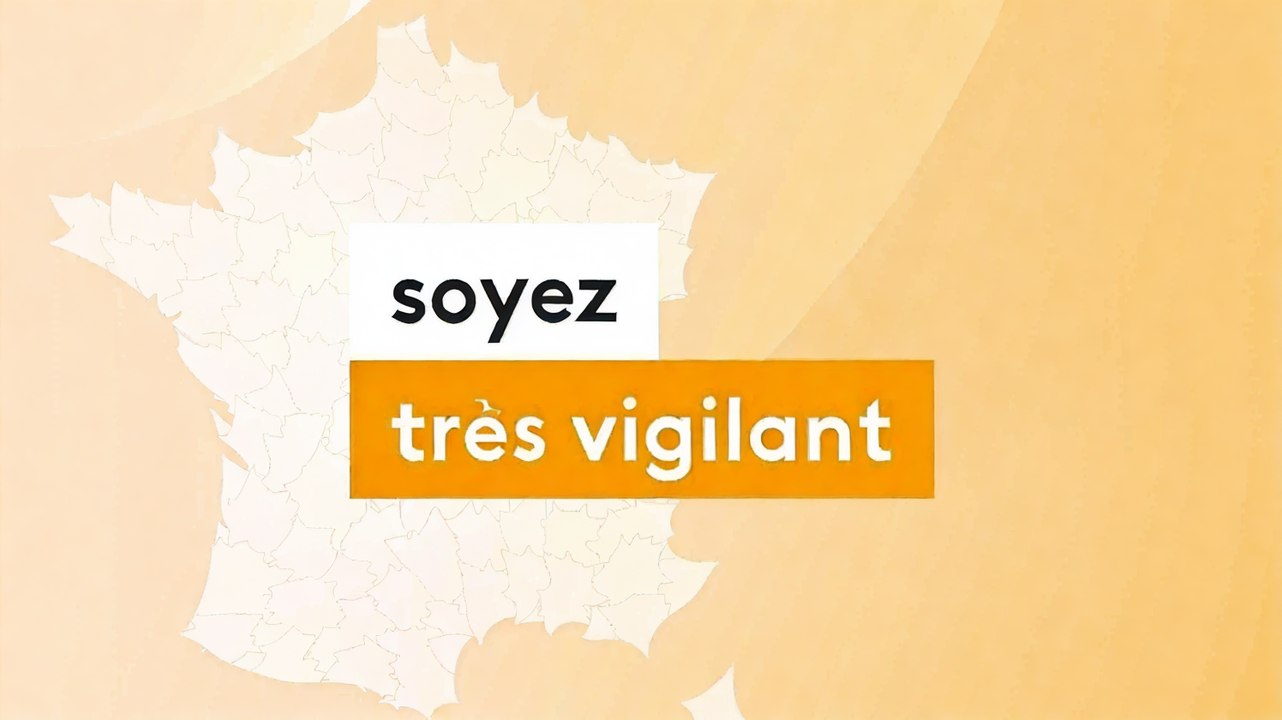 Alertes orange et jaunes émises par Météo-France pour 76 départements ce jeudi 9 janvier