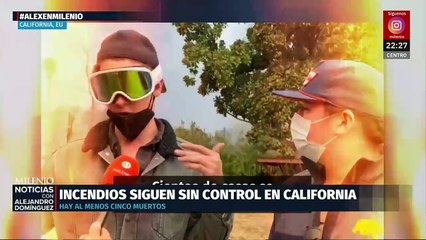 Incendios forestales en California dejan al menos cinco muertos y siguen fuera de control