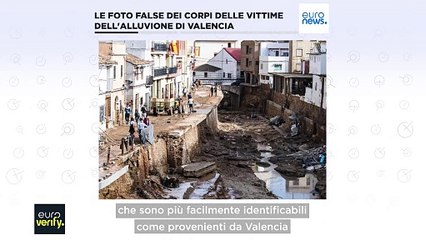 I corpi nelle foto dell'obitorio sui social non sono quelli delle vittime dell'alluvione di Valencia