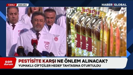 Bakan Yumaklı: Pestisit konusunda çiftçilerin suçlanması doğru değil