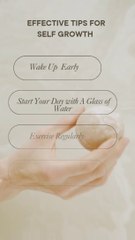 Effective Tips For Self Growth