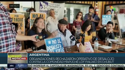 Organizaciones rechazaron operativo de desalojo contra la comunidad Mapuche Lof Pailako en Chubut