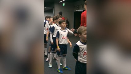 Young Tottenham mascots make hilarious request to Liverpool captain Virgil van Dijk