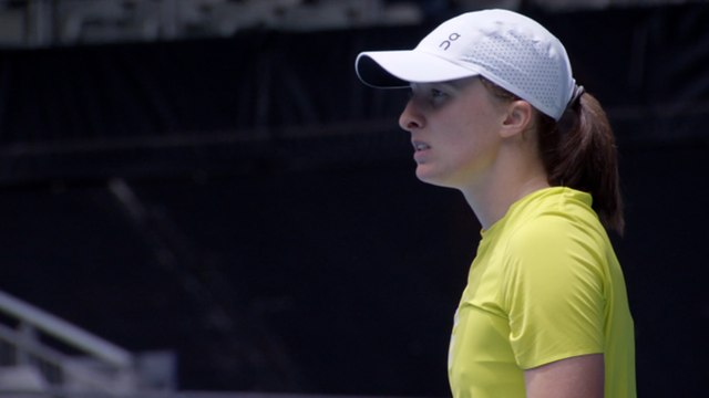 Tennis - Australian Open 2025 - Iga Swiatek practice in Melbourne